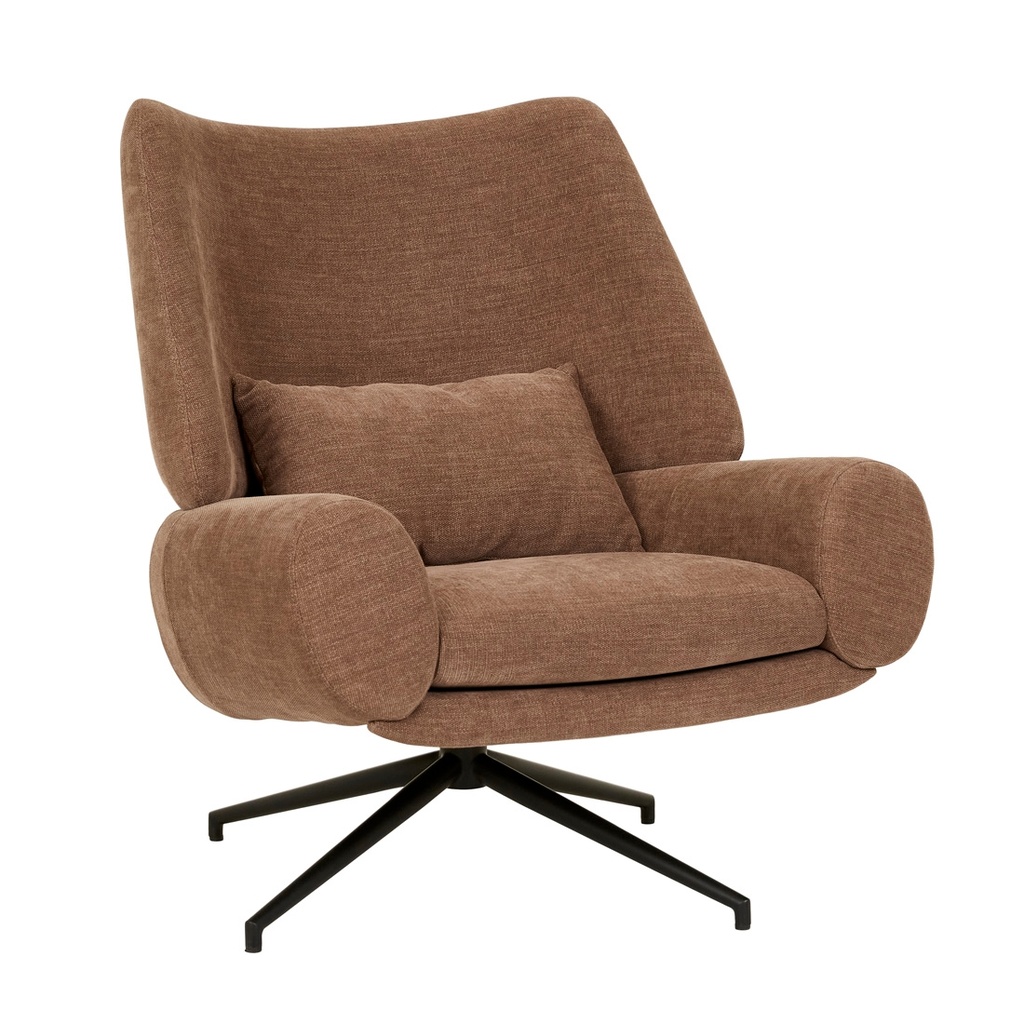 [ROWAN-OCCASIONAL-CHAIR-COPELAND-HAZEL-BLACK-METAL-CH-ROWAN-OCC-BLACK-METAL] Rowan Occasional Chair - Copeland Hazel - Black Metal