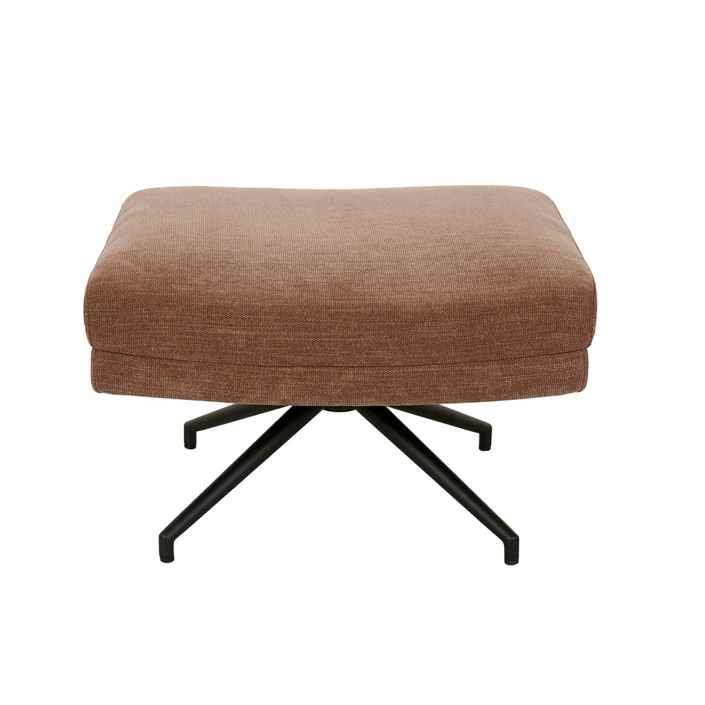 [ROWAN-OTTOMAN-COPELAND-HAZEL-BLACK-METAL-CH-ROWAN-OCC-OTT-BLACK-METAL] Rowan Ottoman - Copeland Hazel - Black Metal