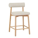 Olsen Barstool - Sandcastle Tweed - Light Oak