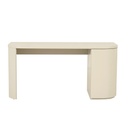 Orson Round Desk - Putty