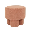 Cade Ottoman - Coral