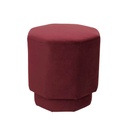 Octavius Ottoman - Plum Velvet