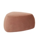 Pebble Large Ottoman - Syrup Velvet