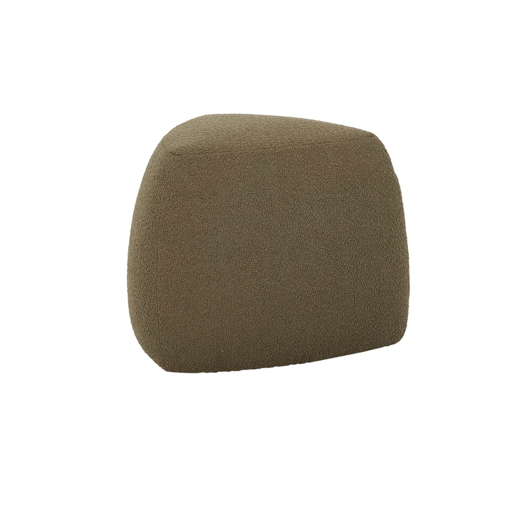 Pebble Small Ottoman - Deep Olive