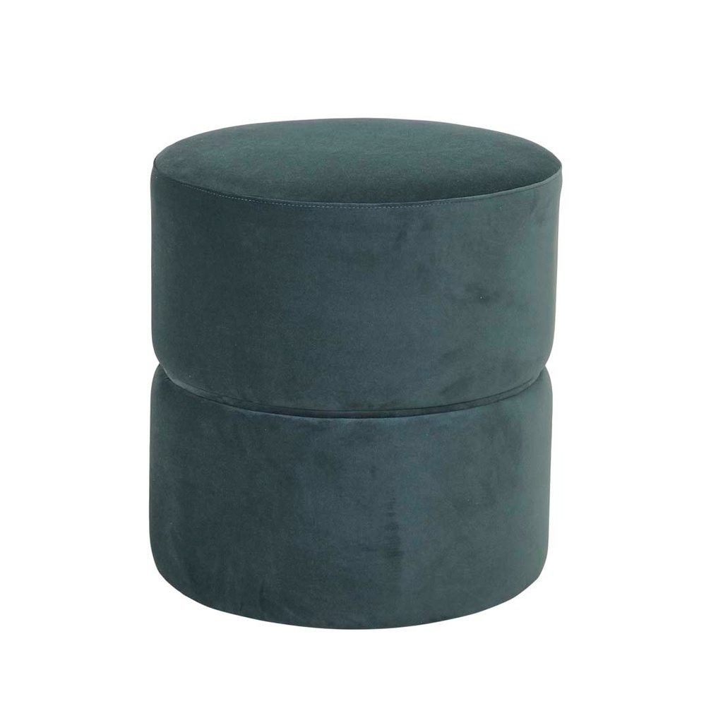 Tito Ottoman - Peacock Velvet
