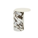 Pablo Marble Side Table - Matt Ocean Marble - Shell