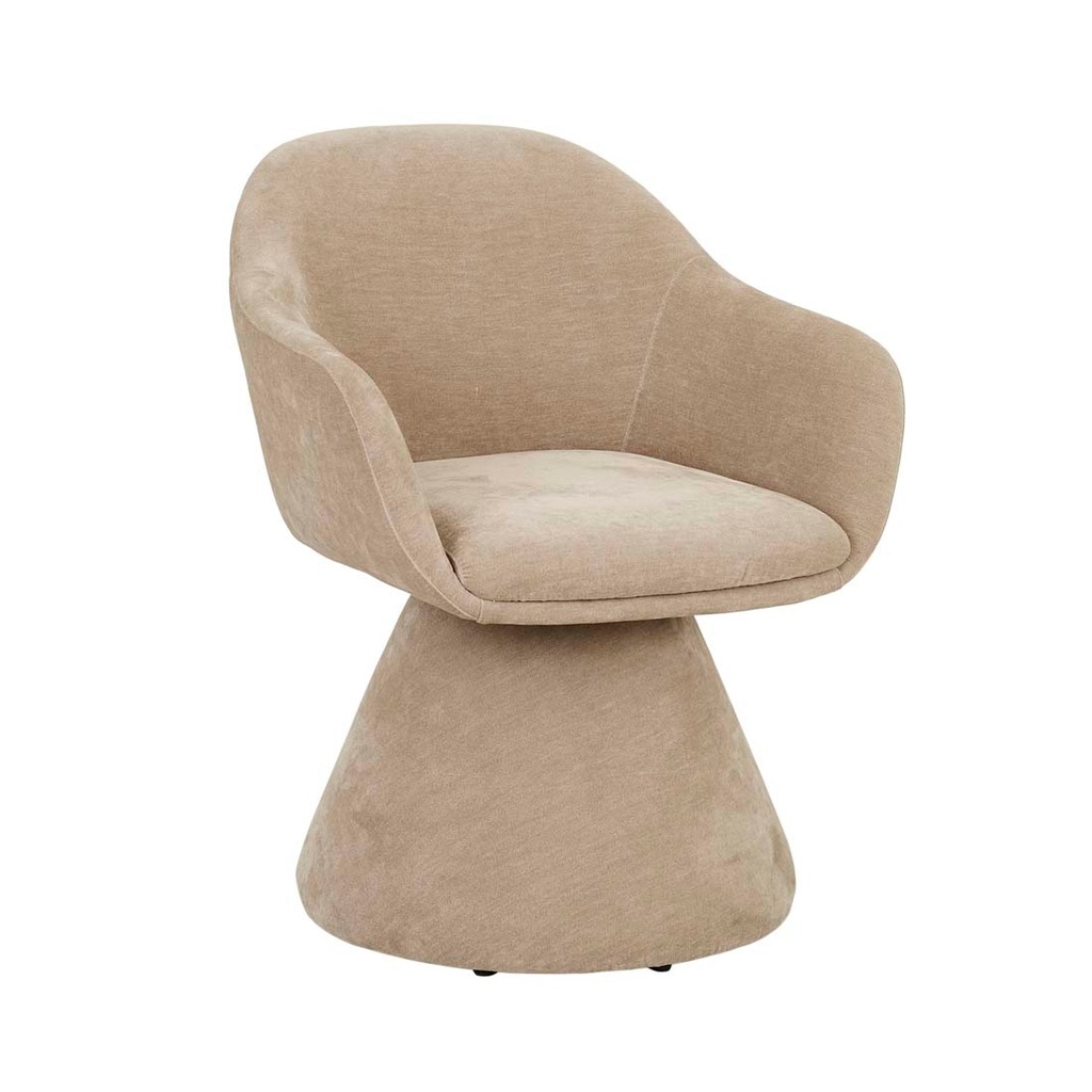 [PAULA-SWIVEL-DINING-ARMCHAIR-PARCHMENT-CH-PAULA-SWV] Paula Swivel Dining Armchair - Parchment