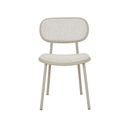 Pebble Dining Chair - Frosted Beige - Matt Cashmere