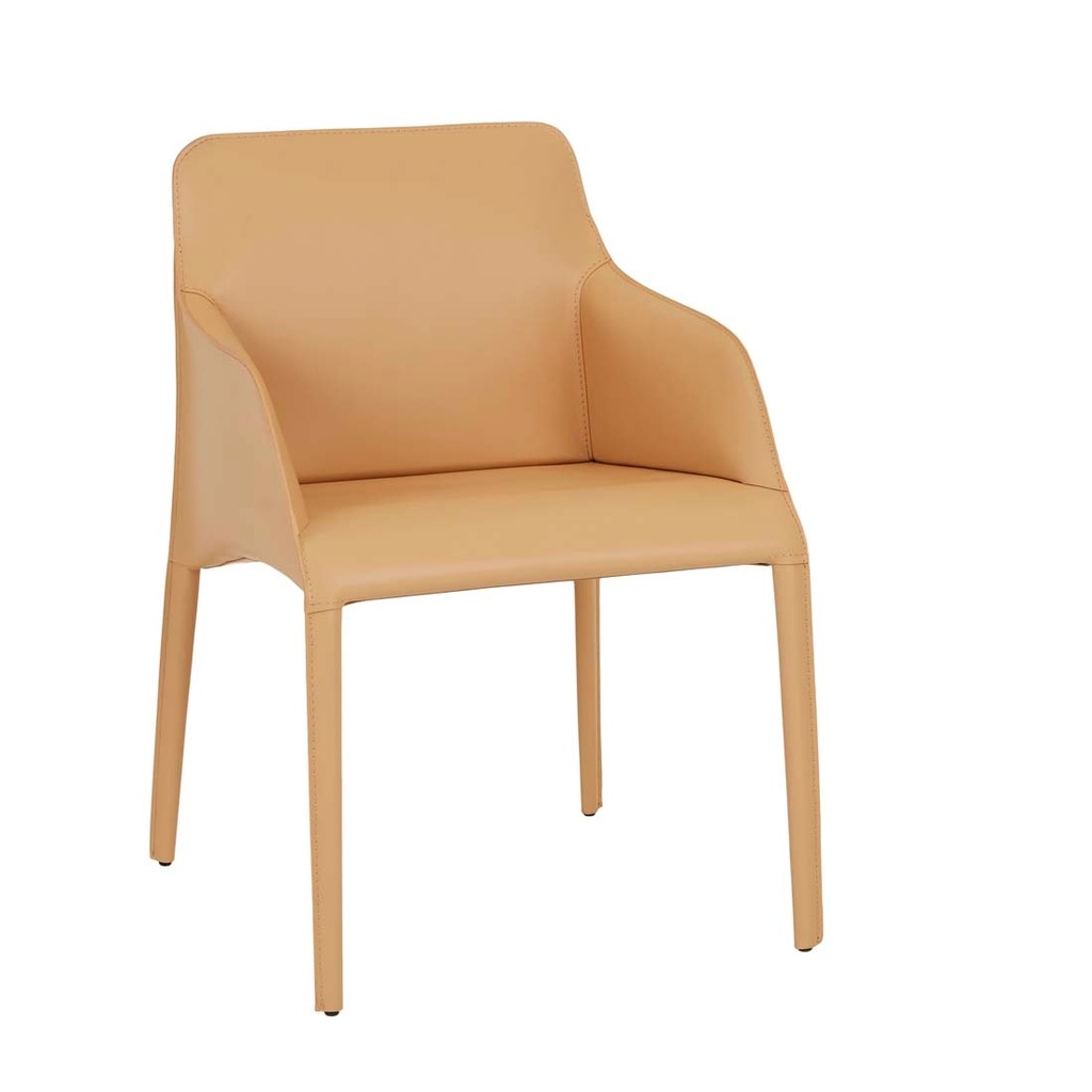 [PERCY-DINING-ARMCHAIR-DESERT-SAND-CH-PER-ARM] Percy Dining Armchair - Desert Sand