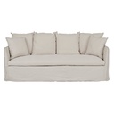 Vittoria Slip Cover 3 Seater Sofa - Eames Parchment