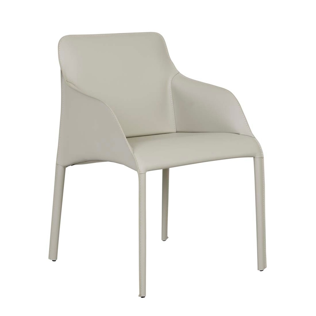 Percy Dining Armchair - Linen Grey