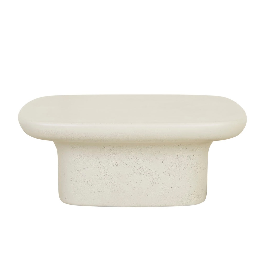 Petra Bend Coffee Table - Ivory