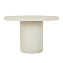 Petra Round Dining Table - Ivory