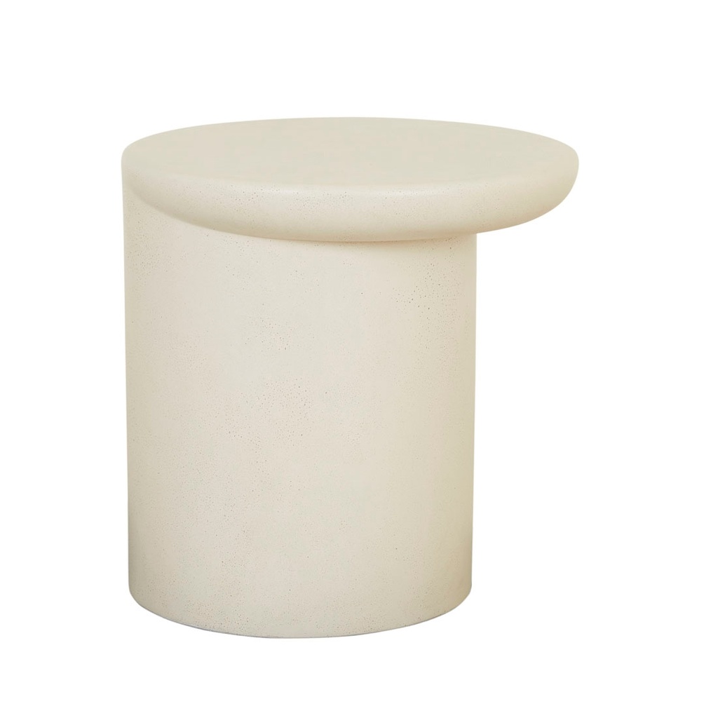 [PETRA-SPHERE-SIDE-TABLE-IVORY-LTO-PETRA-SPH] Petra Sphere Side Table - Ivory