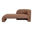 Aubury Daybed Right Arm - Cinnamon Speckle