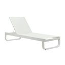 Pier Curve Sunbed - White
