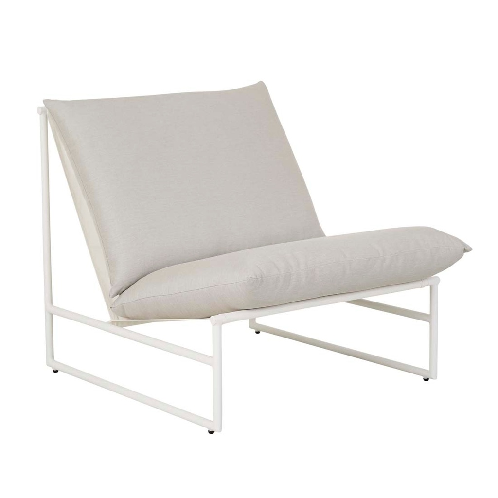 [PIER-SLING-OCCASIONAL-CHAIR-LIGHT-GREY-WHITE-CH-PIER-SLI-OCC-WHITE] Pier Sling Occasional Chair - Light Grey - White