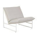 Pier Sling Occasional Chair - Light Grey - White