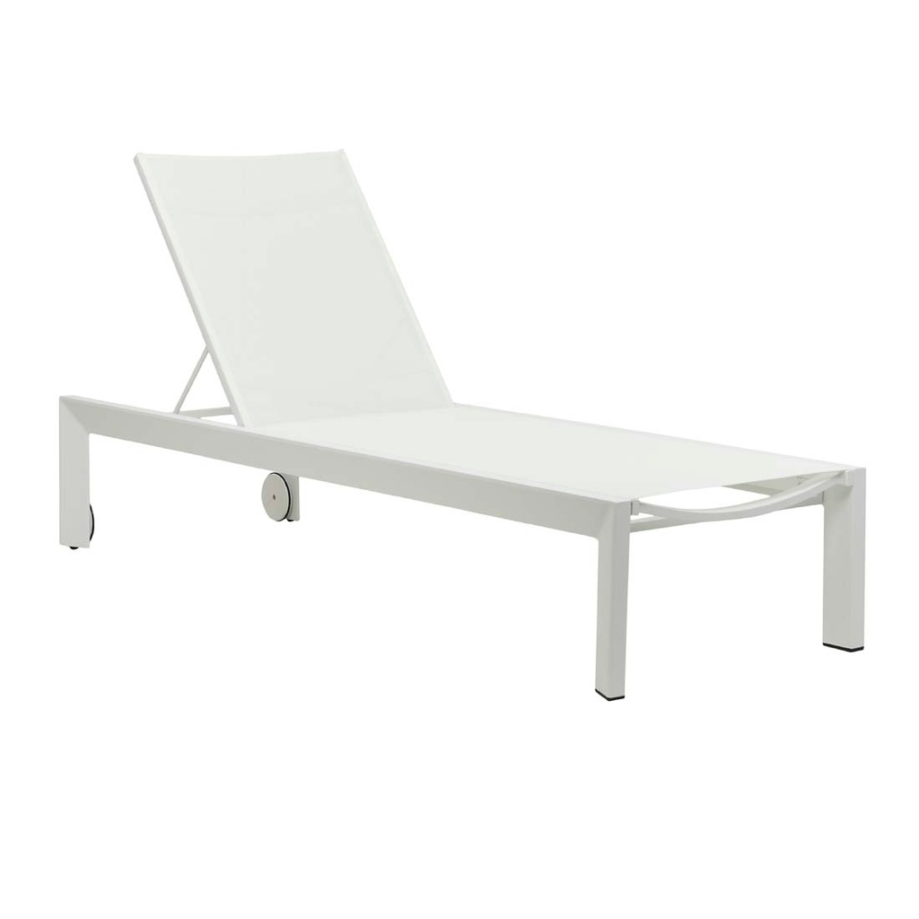 [PIER-STRAIGHT-SUNBED-WHITE-WHITE-SB-PIER-STR-WHITE] Pier Straight Sunbed - White - White