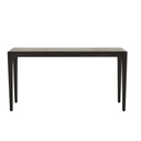 Piper Spindle Console Table - Black Oak