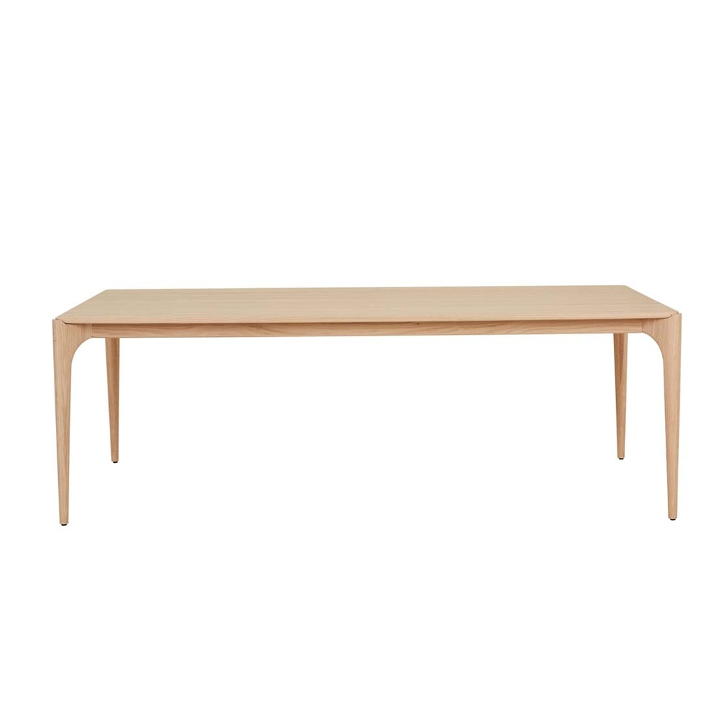 [PIPER-SPINDLE-DINING-TABLE-NEW-OAK-DT-PIPE-SPIN-X] Piper Spindle Dining Table - New Oak