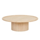 Pippa Marble Coffee Table - Natural Travertine