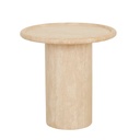 Pippa Side Table - Natural Travertine