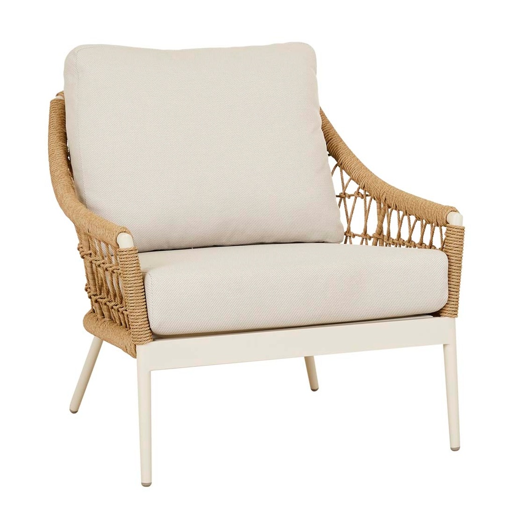 Portsea Classic Sofa Chair - Coconut - Natural Weave
