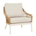 Portsea Classic Sofa Chair - Coconut - Natural Weave