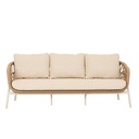 Portsea Cruise 3 Seater Sofa - Natural - Natural Weave