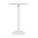 Portsea Cruise Round Bar Table - White Stone - White