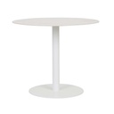 Portsea Cruise Round Dining Table - White Stone - White