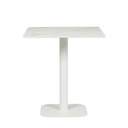 Portsea Loft Dining Table - White Stone - White