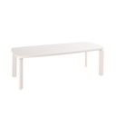 Portsea Vogue Dining Table - Alabaster - Ivory White