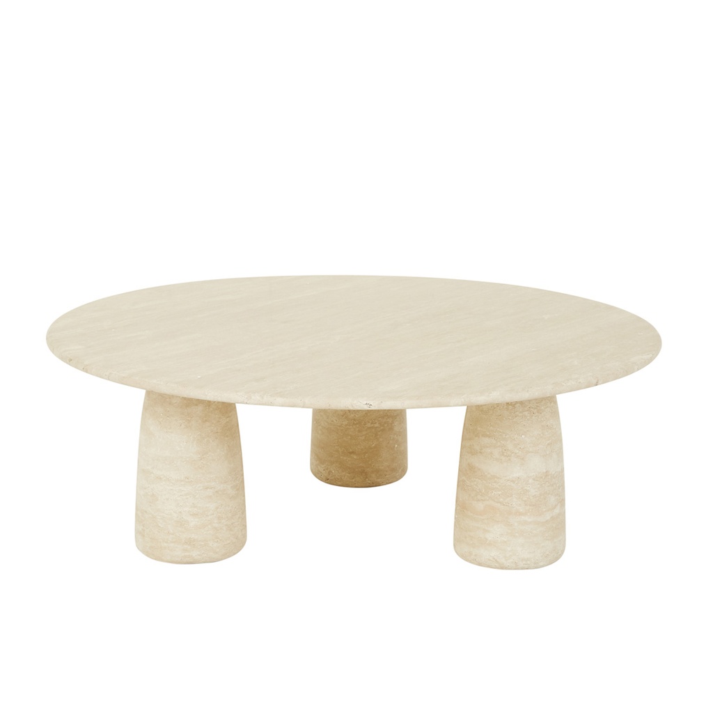Puddle Coffee Table - Natural Travertine