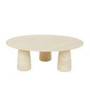 Puddle Coffee Table - Natural Travertine