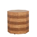 Reese Octo Block Side Table - Arabica