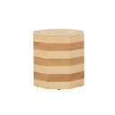 Reese Octo Block Side Table - Biscotti