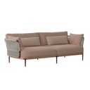 Riviera 3 Seater Sofa - Hazelnut - Canvas