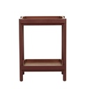 Rocco Bar Stand - Burgundy - Brick