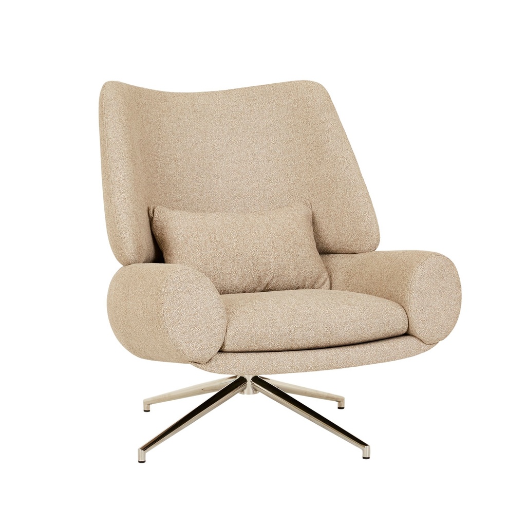 [ROWAN-OCCASIONAL-CHAIR-FAWN-SPECKLE-SILVER-CH-ROWAN-OCC-SILVER] Rowan Occasional Chair - Fawn Speckle - Silver