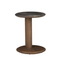 Rudy Marble Side Table - Storm Marble - Smoked Ash