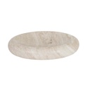 Rufus Indra Shallow Bowl - Oat Marble
