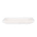Rufus Lunar Rectangle Bowl - White Marble