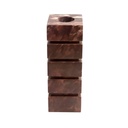 Rufus Stratum Vase Large - Carmine Marble