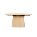 Seb Pebble Extendable Dining Table - Oak