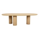 Seb Curve Dining Table - Oak