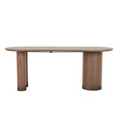 Seb Oval Desk - Walnut