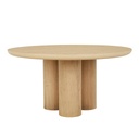 Seb Round Dining Table - Oak