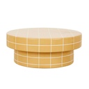 Seville Tile Round Coffee Table - Honey